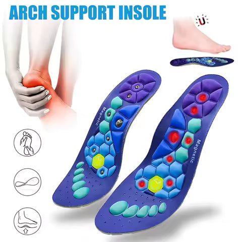 Advanced Magnetic Insoles - Reduce Pain by Stimulating Acupressure Points