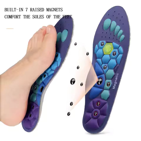 Advanced Magnetic Insoles - Reduce Pain by Stimulating Acupressure Points
